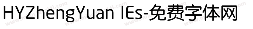 HYZhengYuan lEs字体转换